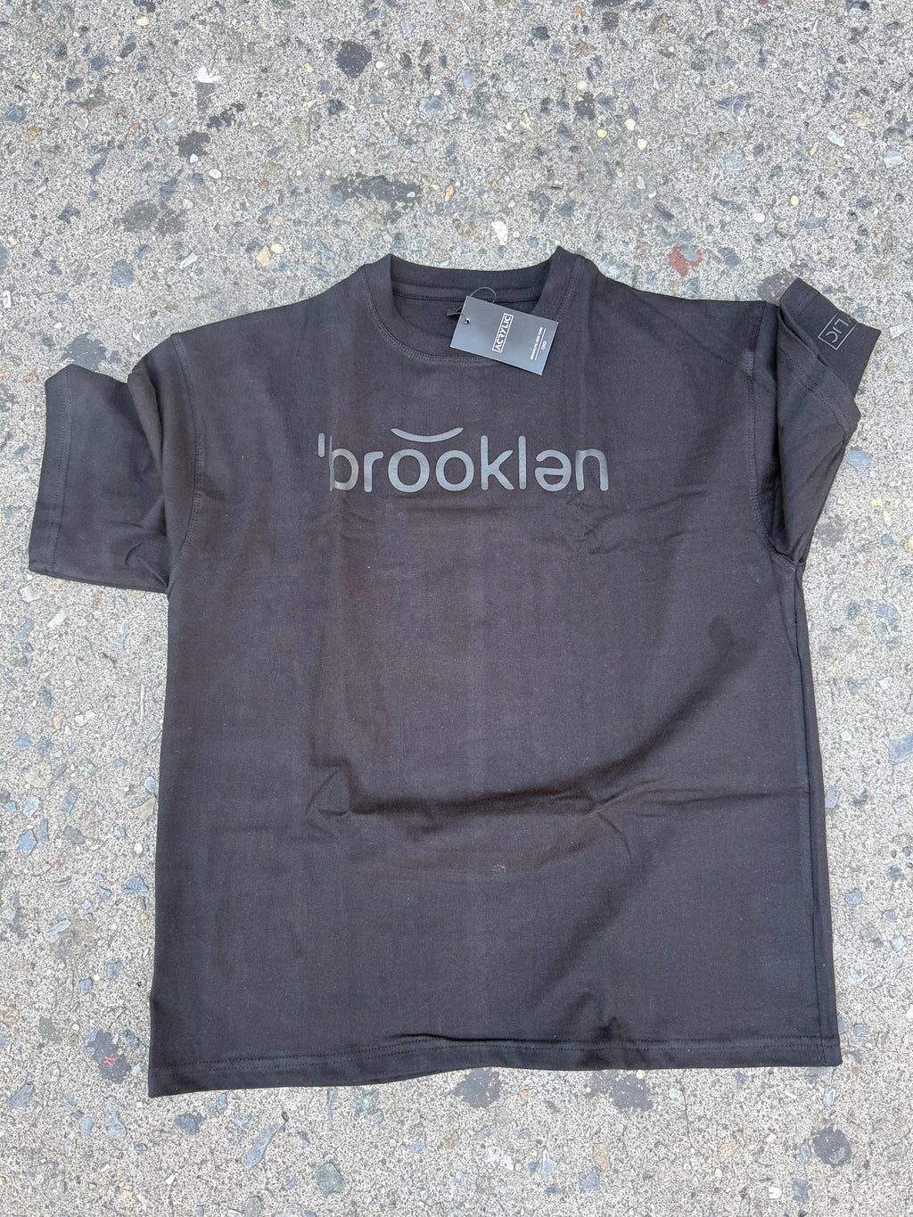 Washed Black Signature Tee — Brooklyn Edition