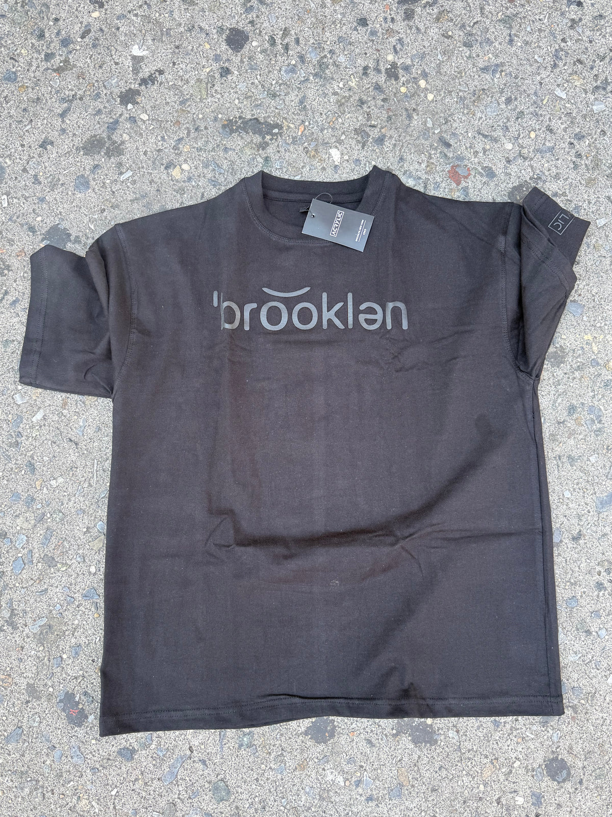 Washed Black Signature Tee — Brooklyn Edition