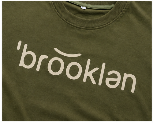 Olive Colored Signature Tee