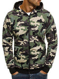 Camouflage Cardigan Hoodies