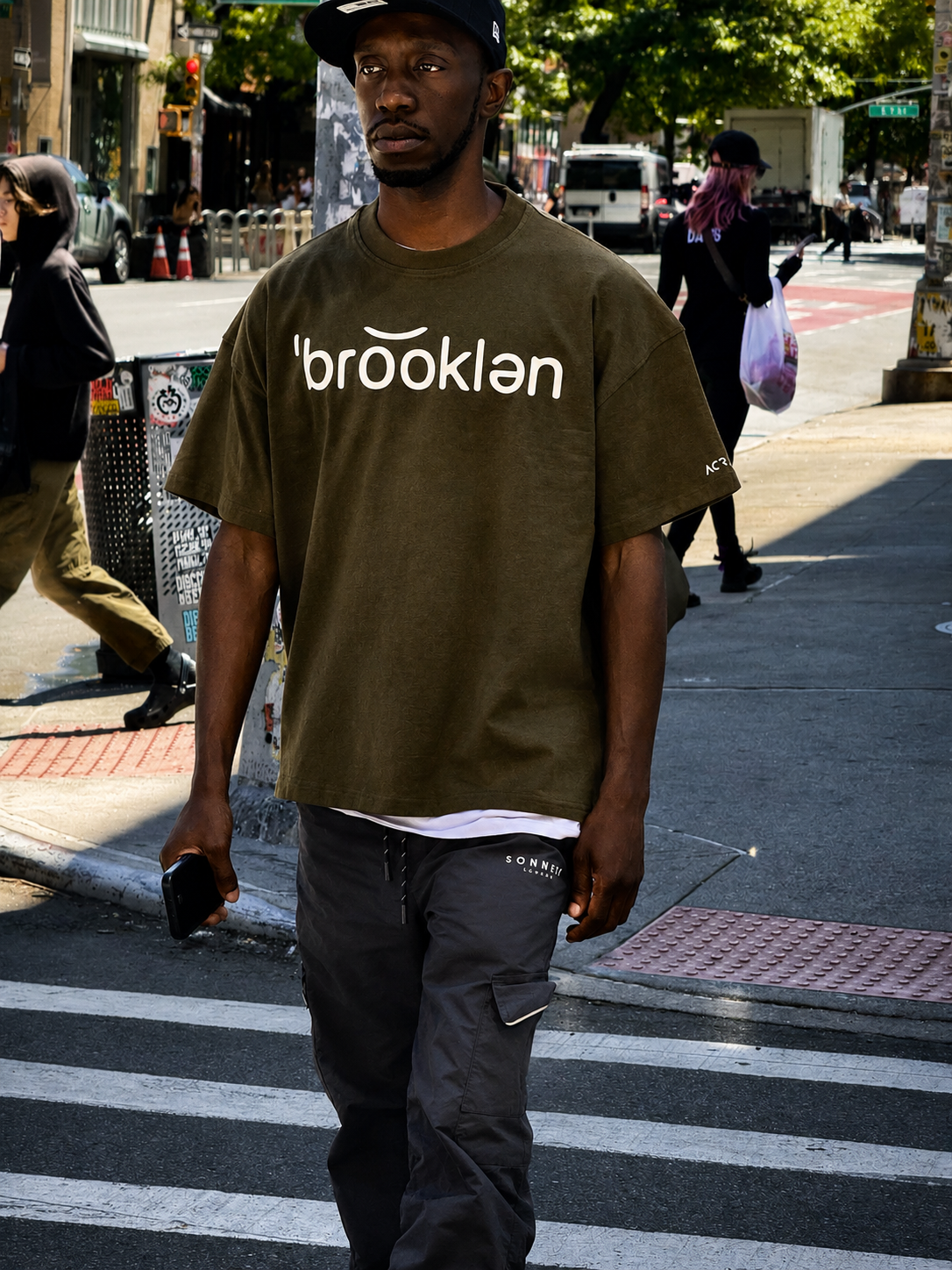 Olive Colored Signature Tee