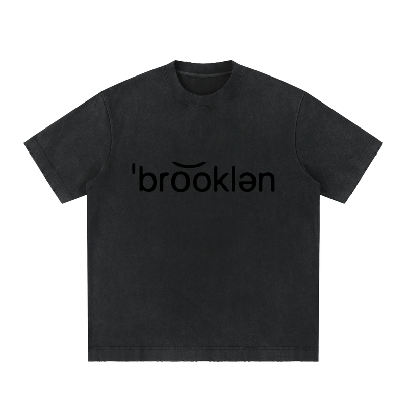 Heavyweight Vintage Washed Frayed T-Shirt