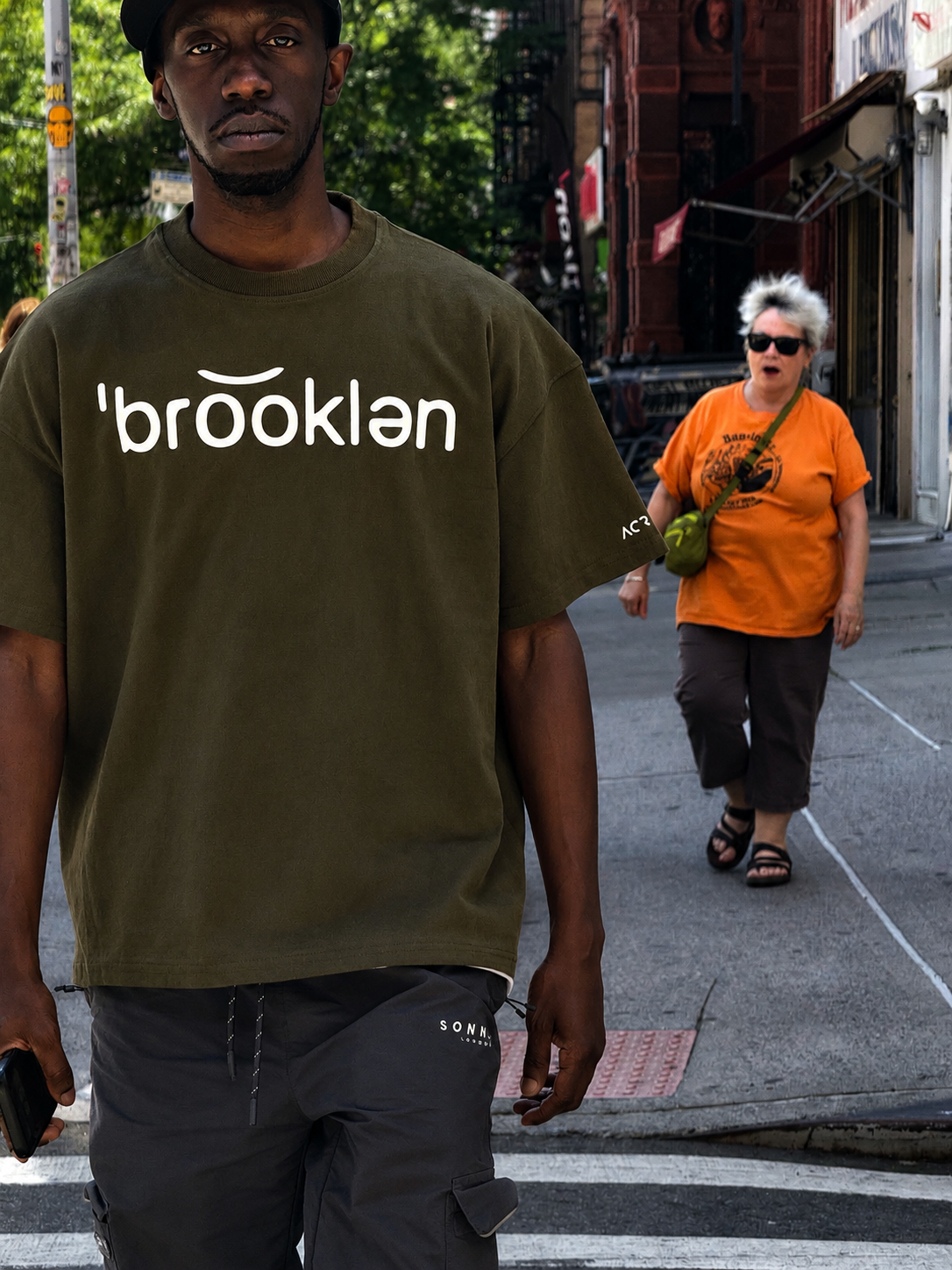 Olive Colored Signature Tee