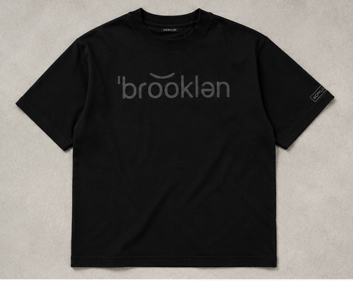 Washed Black Colored Signature Tees