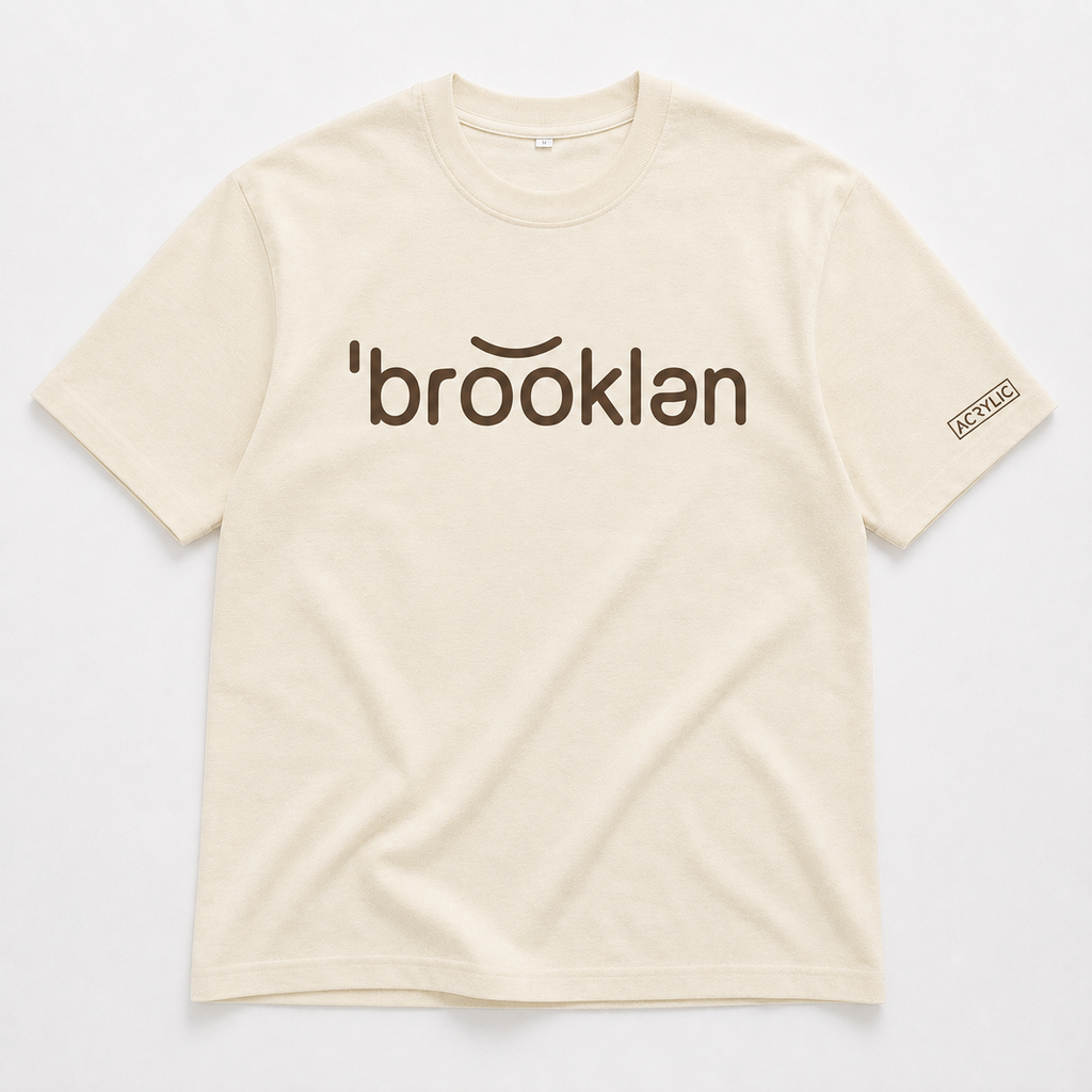 Cream Signature Tee — Brooklyn Edition