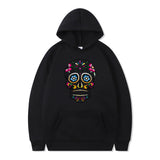 Couple Skull Head Printed Hoodie Sweater