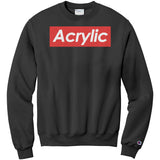 Acrylic supreme themed sweatshirt