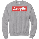 Acrylic supreme themed sweatshirt