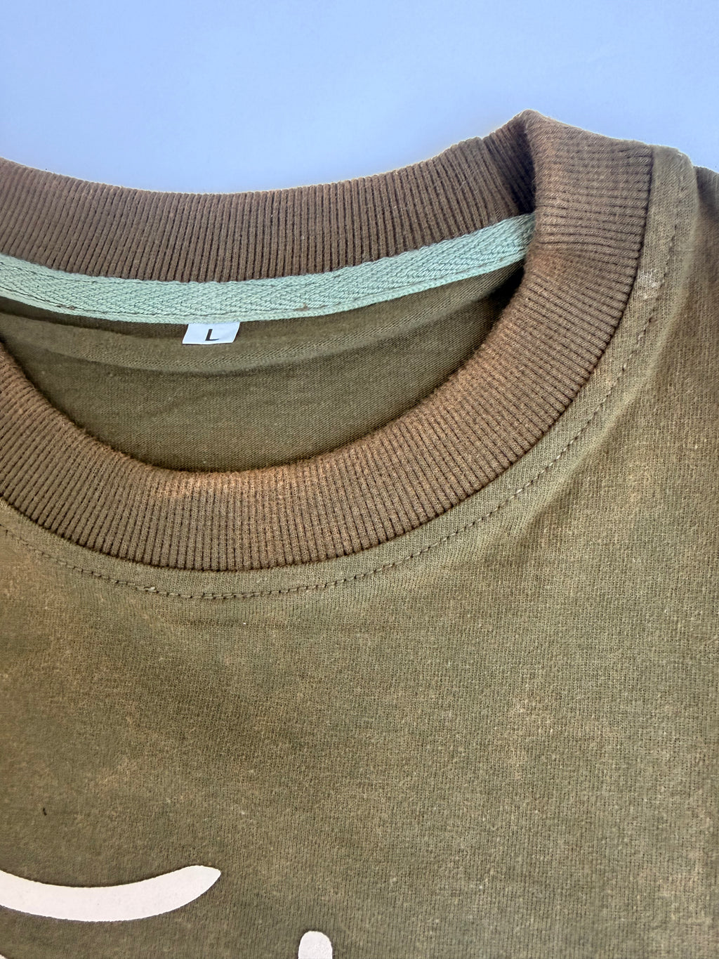 Olive Colored Signature Tee