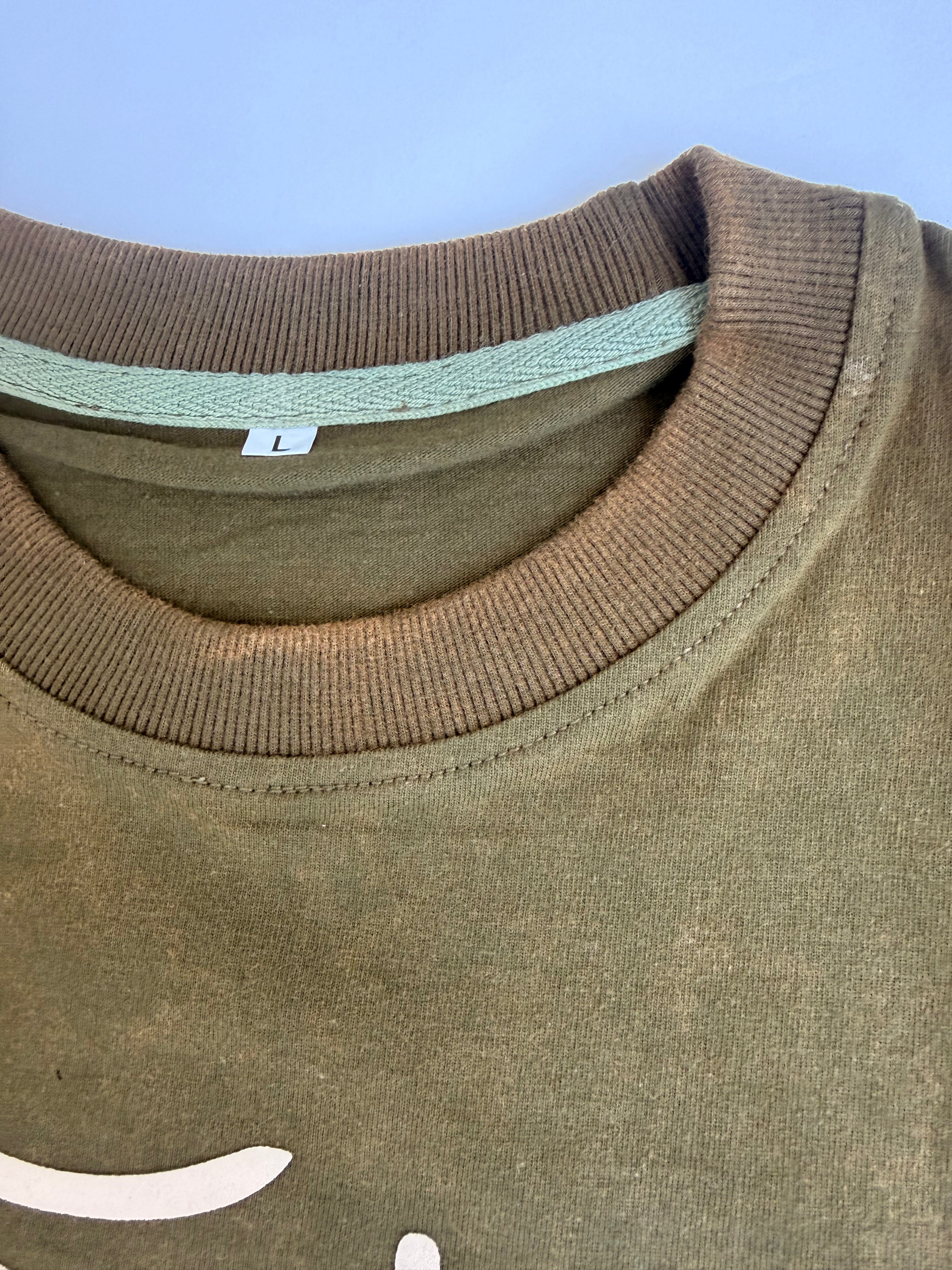 Olive Colored Signature Tee