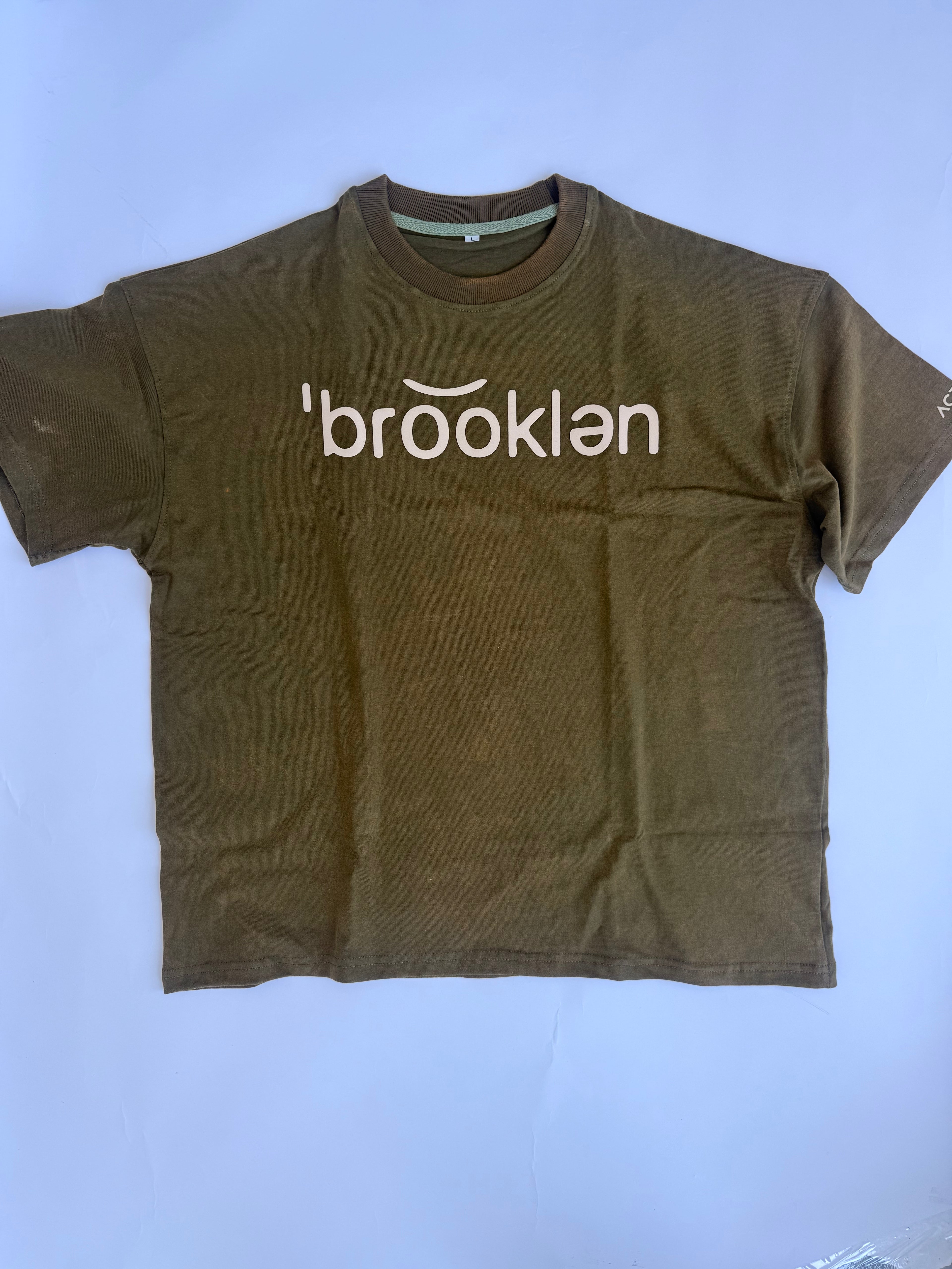 Olive Colored Signature Tee