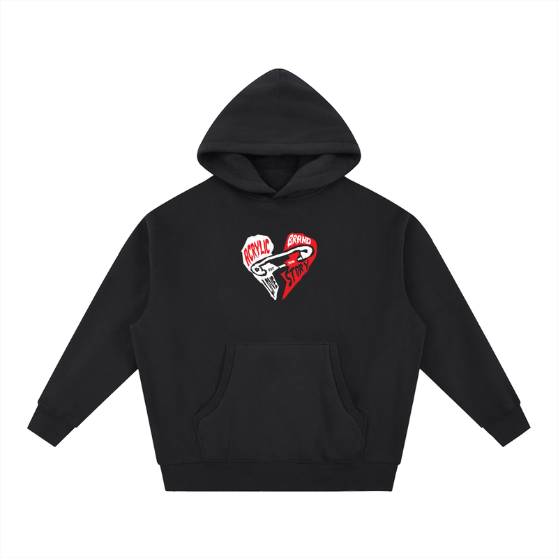 Essential Oversized Boxy Fit Fleece Hoodie