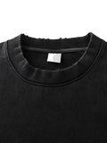 Heavyweight Vintage Washed Frayed T-Shirt