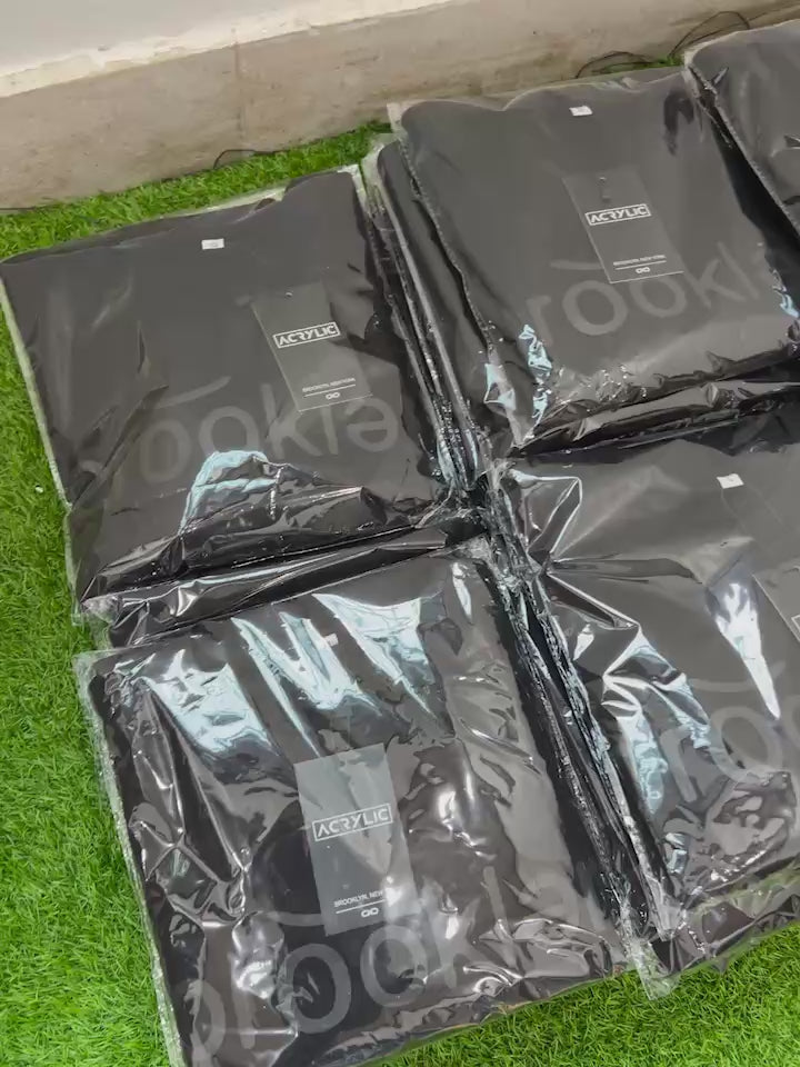 Washed Black Colored Signature Tees