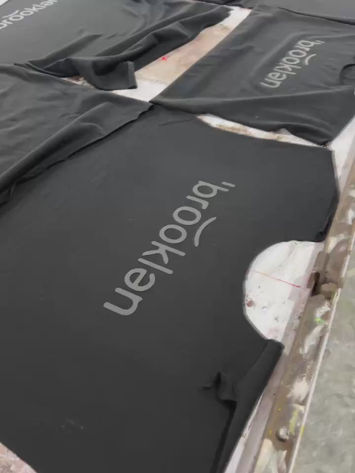 Washed Black Colored Signature Tees