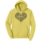 Acrylic Word Cloud Hoodie - ACRYLIC SHOP