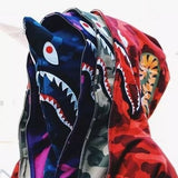 Original Edition Bathing Ape Shark Camo Zip Up - ACRYLIC SHOP