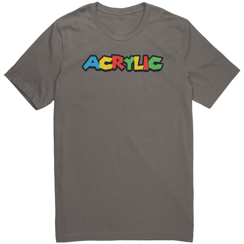 Mario Bros. Themed Acrylic Tee - ACRYLIC SHOP